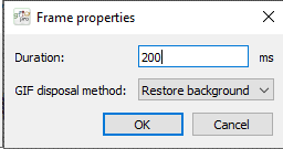 Setting GIF frame duration
