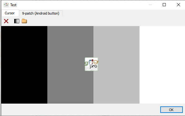 The icon test window